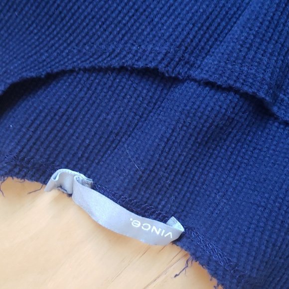 Vince Raw Edge Thermal Pullover - Picture 2 of 9